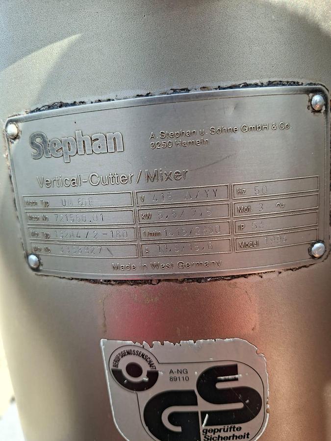 Gebraucht 1994 Stephan UM 60 E Universalmaschine / Universalcutter