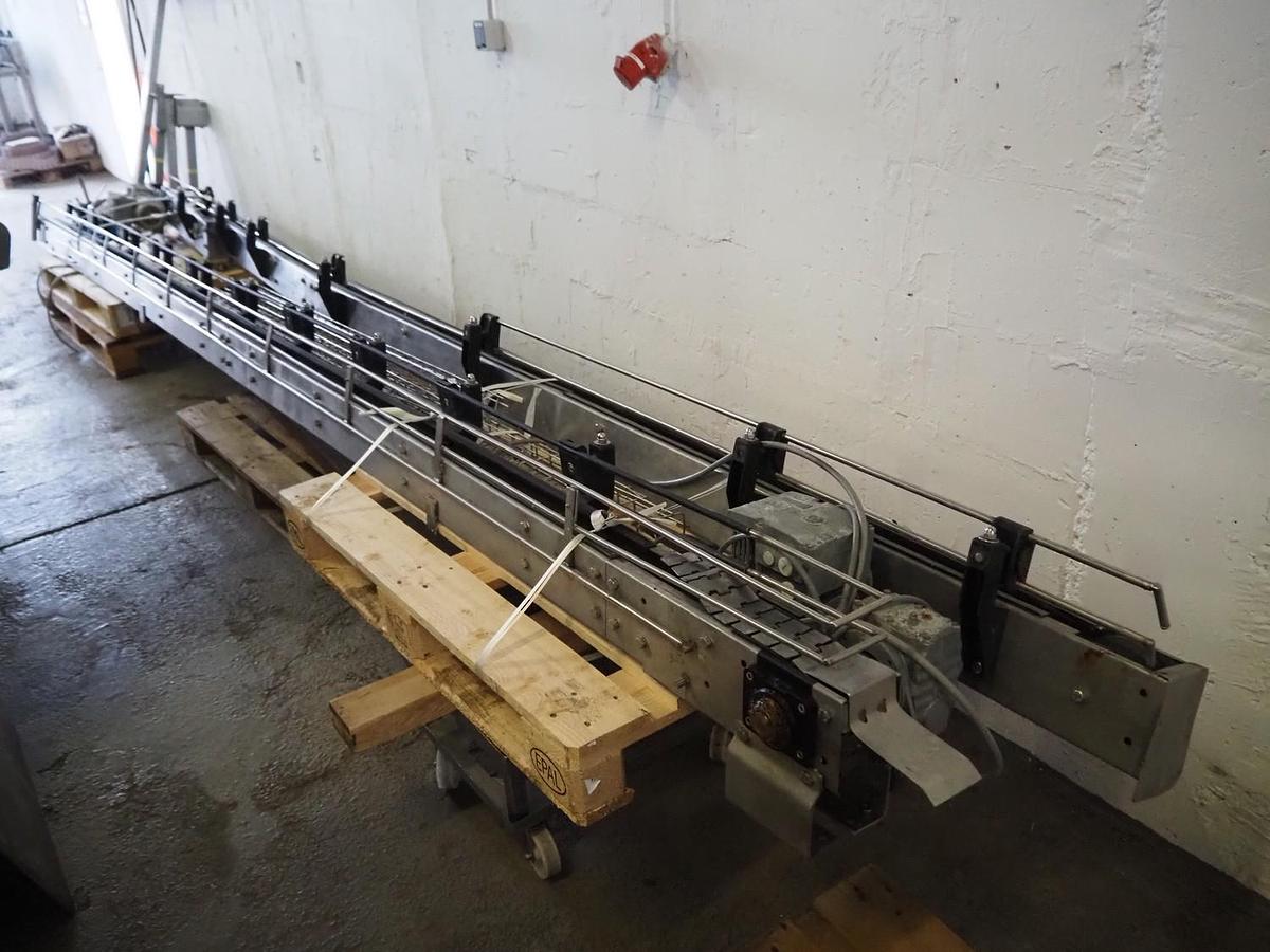 Gebraucht NN 2 Stück Scharnierplattentransportbänder