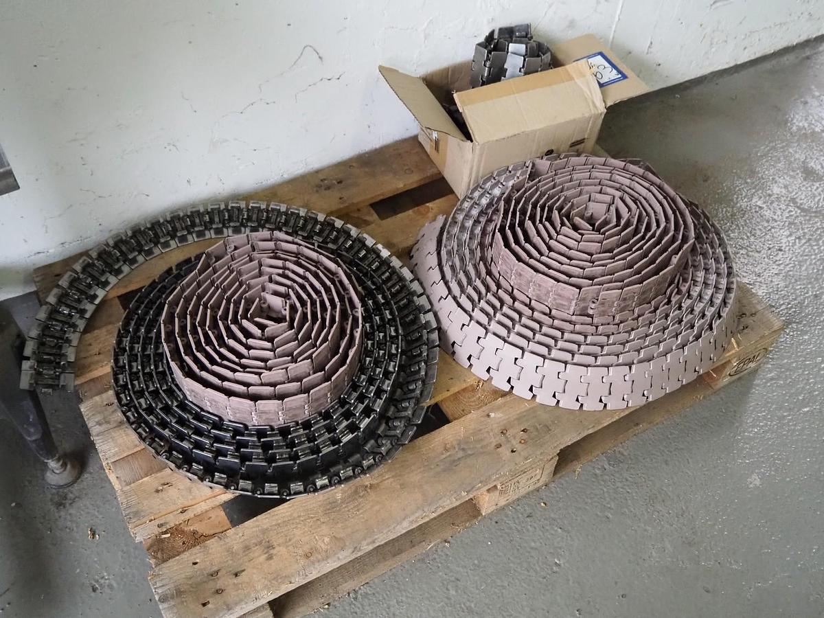 Gebraucht NN 2 Stück Scharnierplattentransportbänder