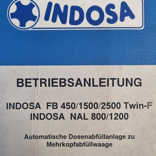 Gebraucht 1997 Indosa FB 450/1500/2500 Twin F Indosa NAL 800/1200 Automatische Dosenabfüllanlage