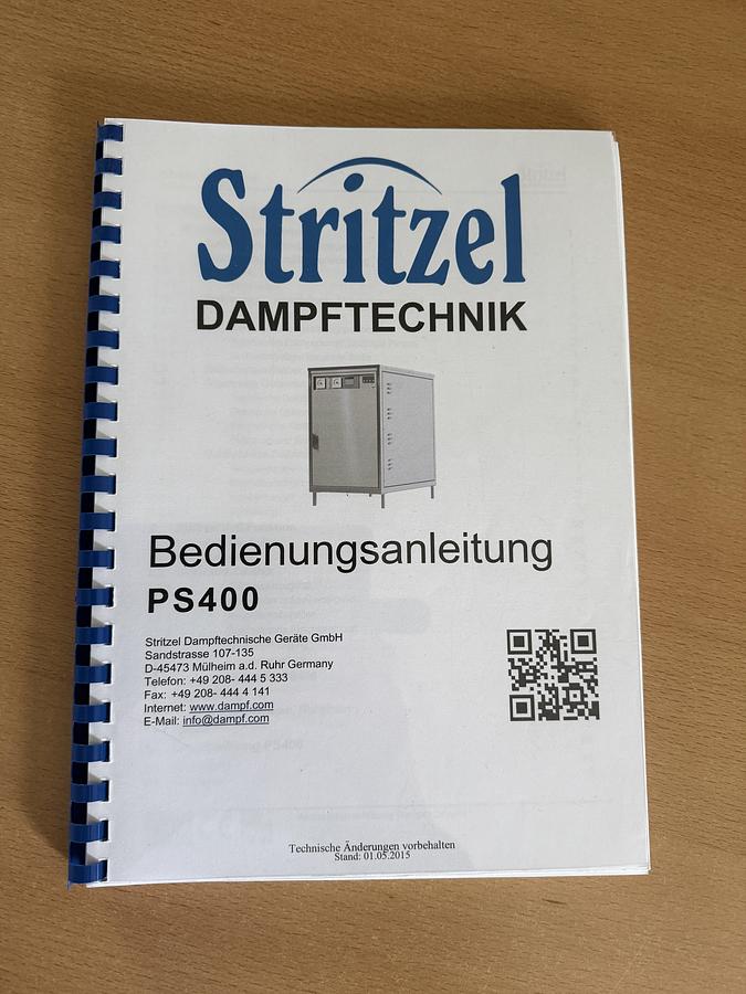 Überholt 2022 Stritzel PS400-60 Dampferzeuger