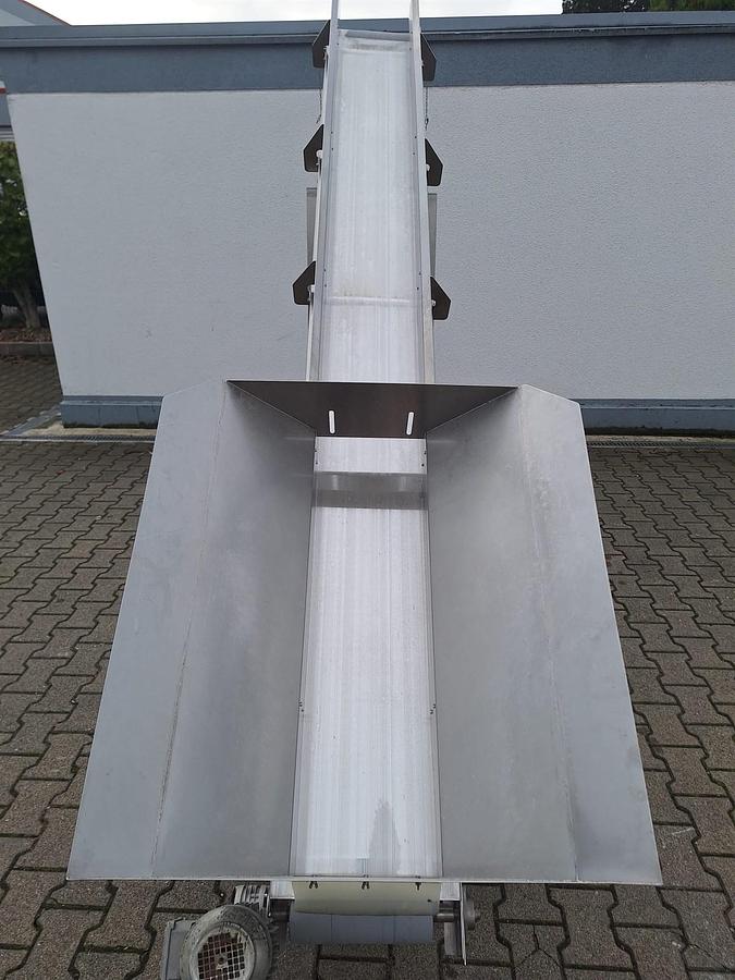 Gebraucht Untroma Steigförderband / Elevator Edelstahl, inkl. 5 Wechselgurten