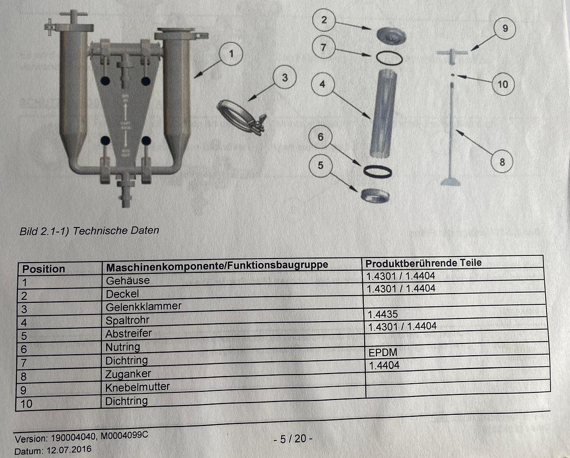 Used 2017 Voran DN25 Eckrohrsieb - Kombination