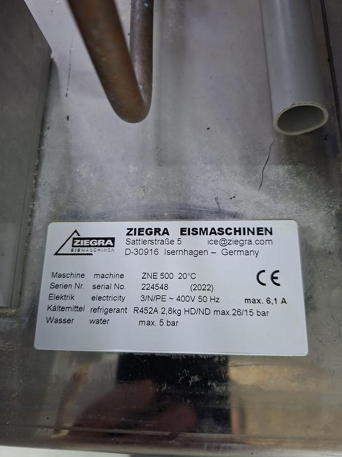 Gebraucht 2022 Ziegra ZNE 500 Scherbeneismaschine