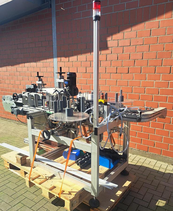 Gebraucht 2005 SES Straßburg Etikettier Service SES-120-II Haftetikettiermaschine für eckige und runde Gebinde