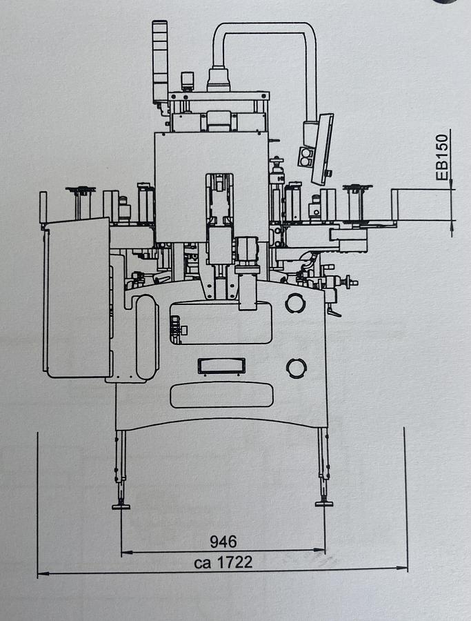Used 2015 Multivac L410 / LD210 Etikettieranlage für Haftetiketten
