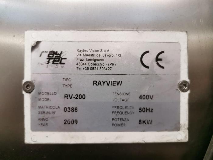 Gebraucht 2009 Raytec Röntgeninspektion für zylindrische Konservengläser- und Dosen RV-200