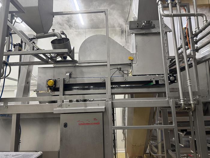 Used Quiel VAE1 Verpackungsanlage für Sauerkraut in Eimer