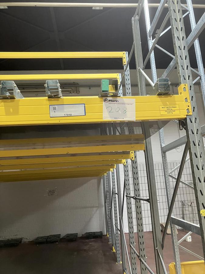 Used Cornix S615 Push-Back-Regal (Einschubregal) für Paletten