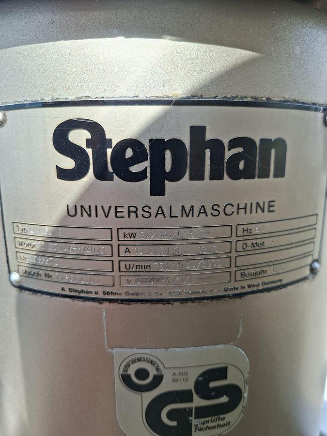Gebraucht 1991 Stephan UM 60 Universalmaschine / Universalcutter