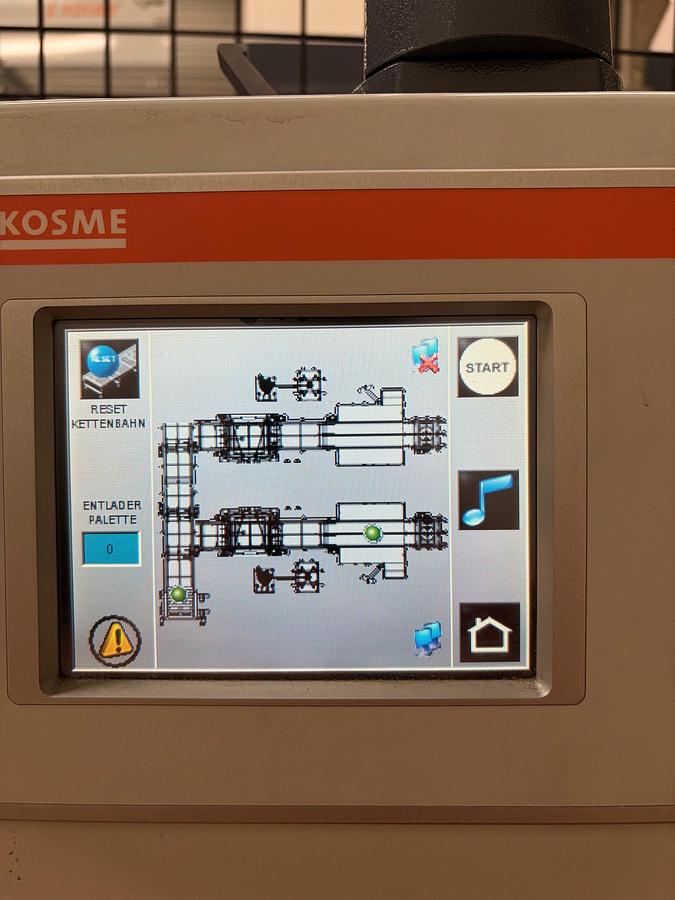 Gebraucht 2013 Kosme DEPACK B B1F A/67-Rf Depalettierer / Entpalettierer für geblasene Flaschen / Flaschenrohlinge / leere Behälter