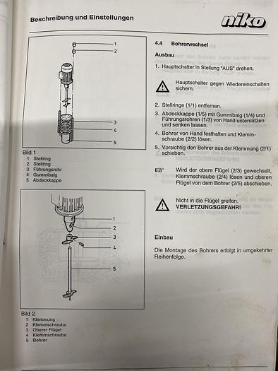 Refurbished Doppel-Kohlstrunkbohrmaschine