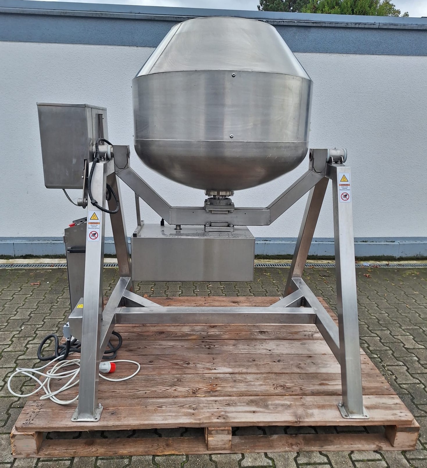 Gebraucht Alistar Europe AE600 Trommelmischer Edelstahl, kippbar, ca. 300 l, neue Trommel 2025