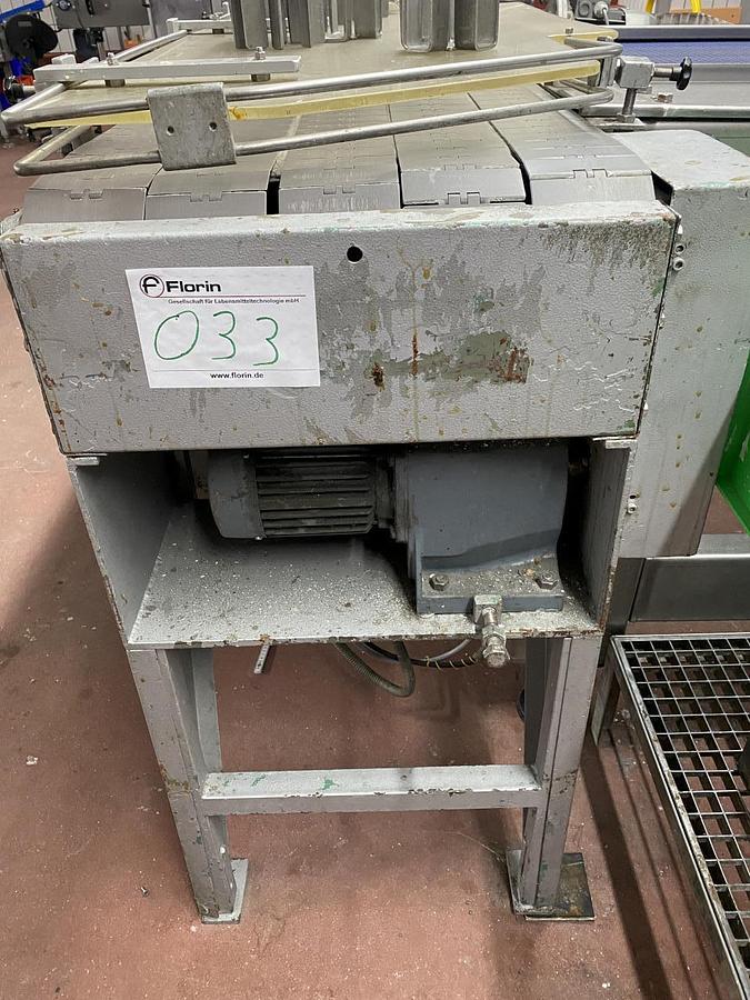 Used NN 5-bahniges-Schanierplattentransportband