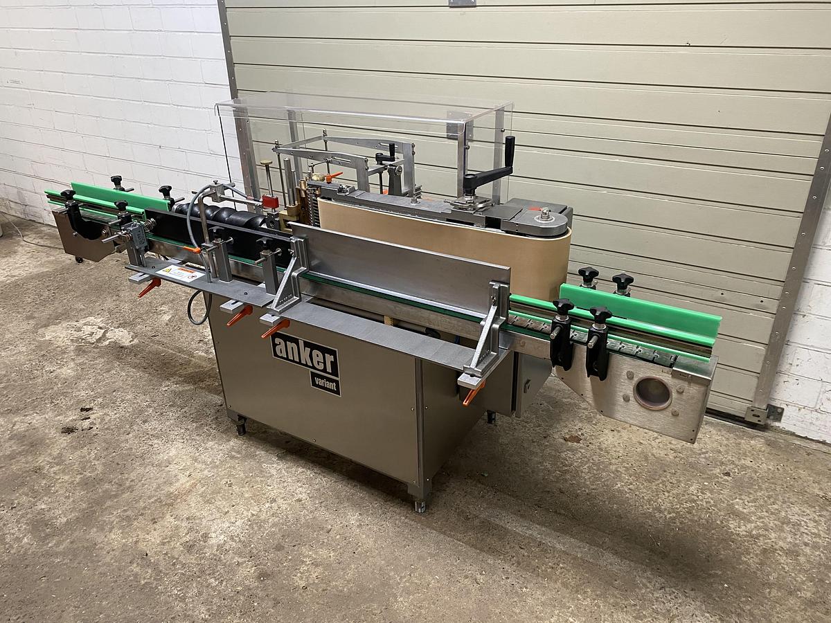 Refurbished 1995 KHS Anker Variant 1 Lineare Etikettiermaschine für Leimetiketten