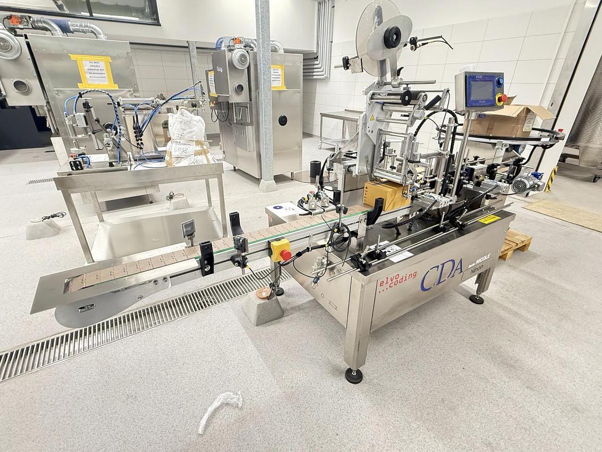 New 2025 Elvo Coding Nicole Etikettiermaschine für Haftetiketten