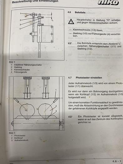 Refurbished Doppel-Kohlstrunkbohrmaschine