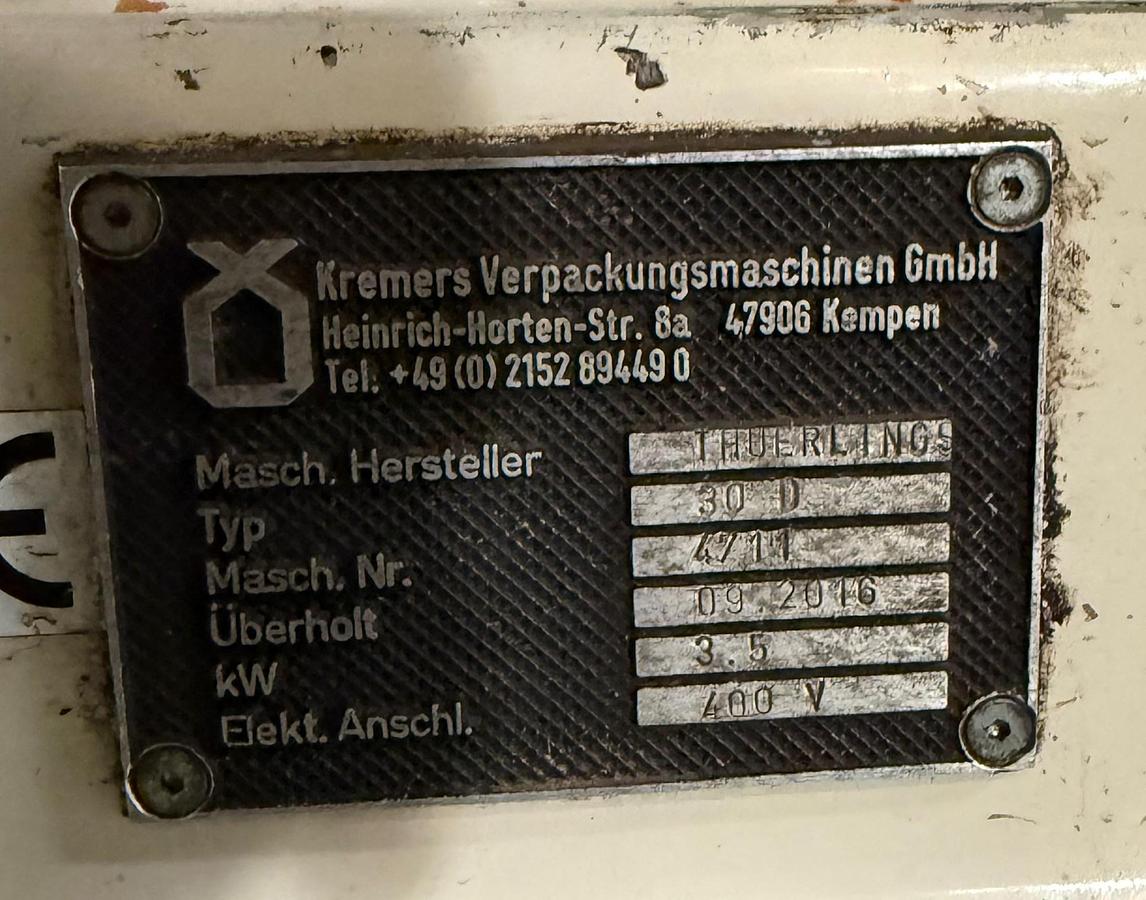 Gebraucht 2016 Koppert Machines / Thürlings Weger / 30 D Abfüll- und Verpackungsanlage für Radieschen