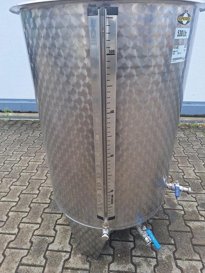Used 2017 Speidel F01-082 Edelstahlbehälter (530 Liter)