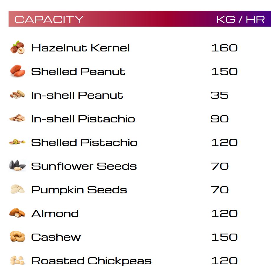 2023 Ceselsan Industrie-Röstofen für Nüsse, Saaten & Snacks CS 2500 KF Plus