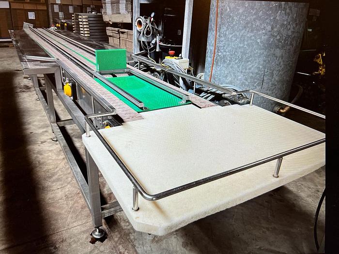 Gebraucht Packband für das manuelle Befüllen von stückigen Produkten in Gläser oder Dosen