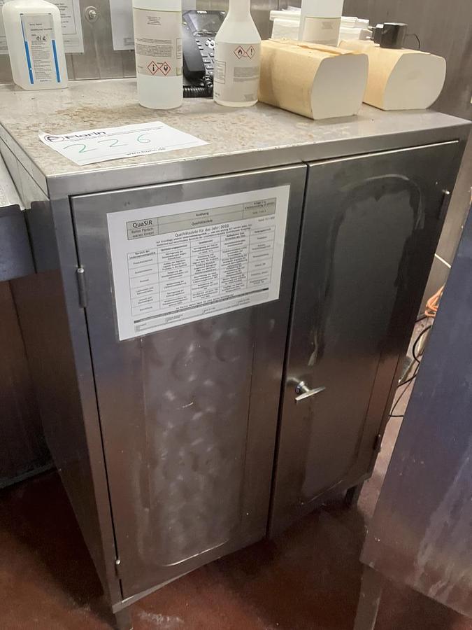 Used NN Edelstahlschrank