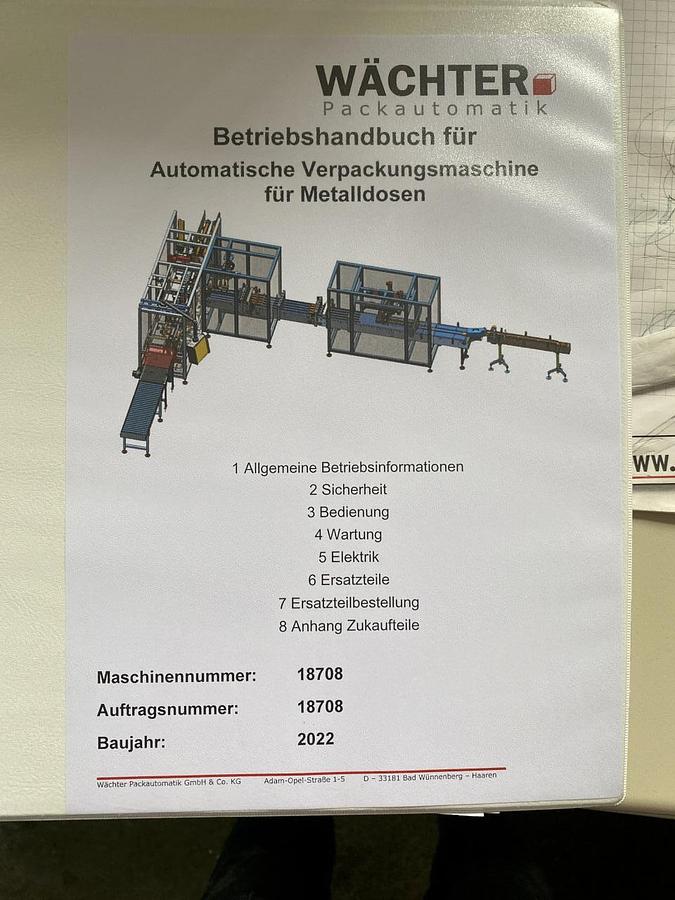 Used 2022 Wächter Packautomatik Verpackungsmaschine