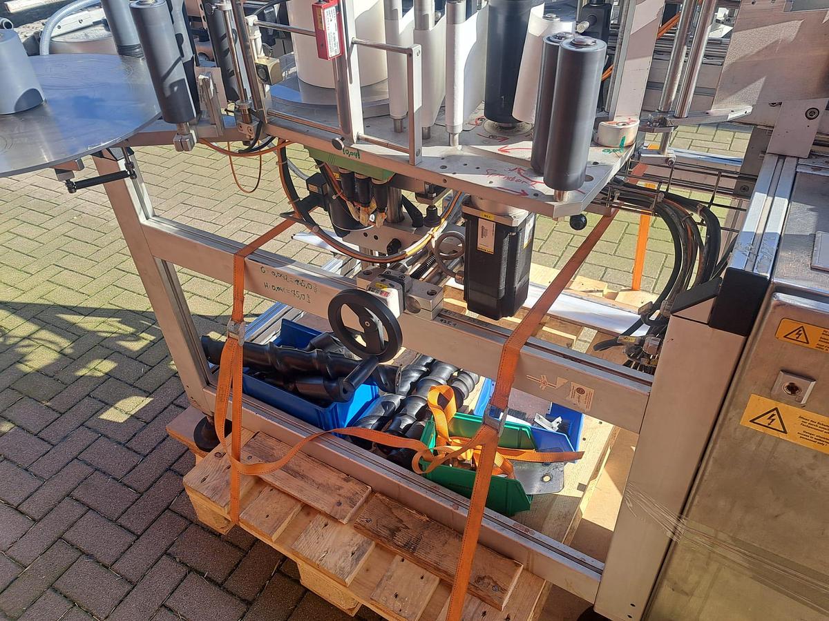 Gebraucht 2005 SES Straßburg Etikettier Service SES-120-II Haftetikettiermaschine für eckige und runde Gebinde