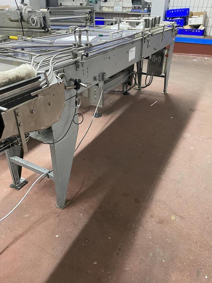 Used NN 5-bahniges-Schanierplattentransportband