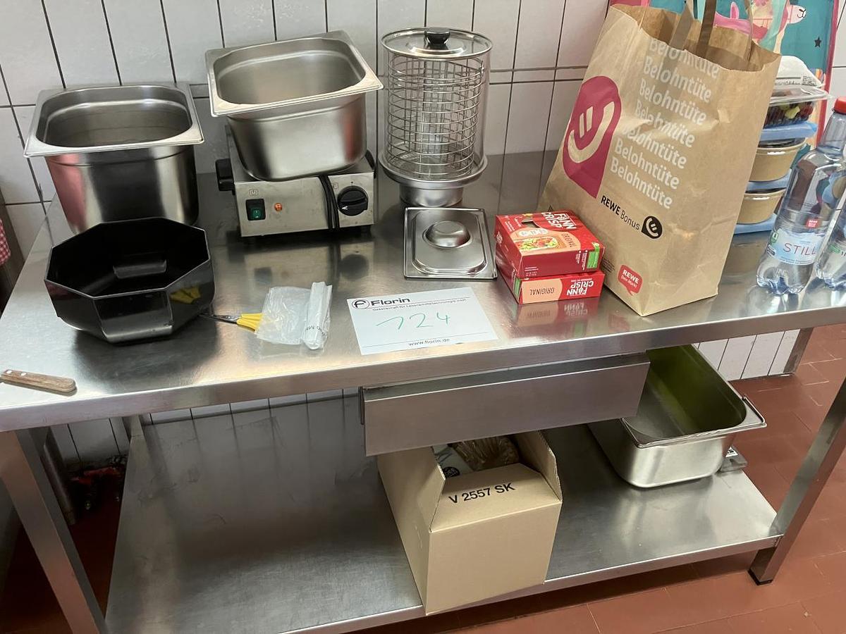 Used NN Edelstahltisch