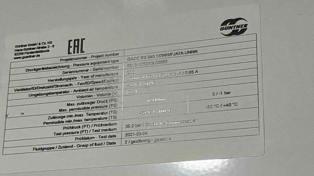 Used Güntner Cubic Compact, Luftkühler