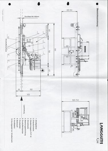 Used 2010 LANGGUTH  wetLAN 110-212 FVT 18