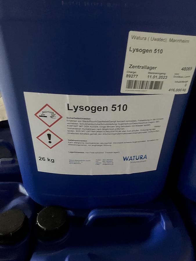 Used Lager für Reinigungs- und Desinfektionsmittel