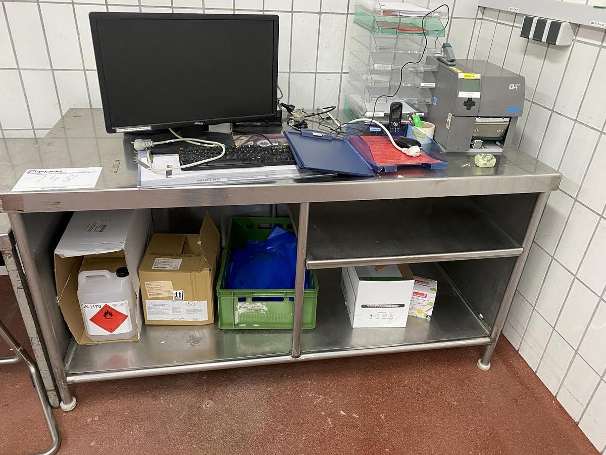 Used NN Edelstahltisch