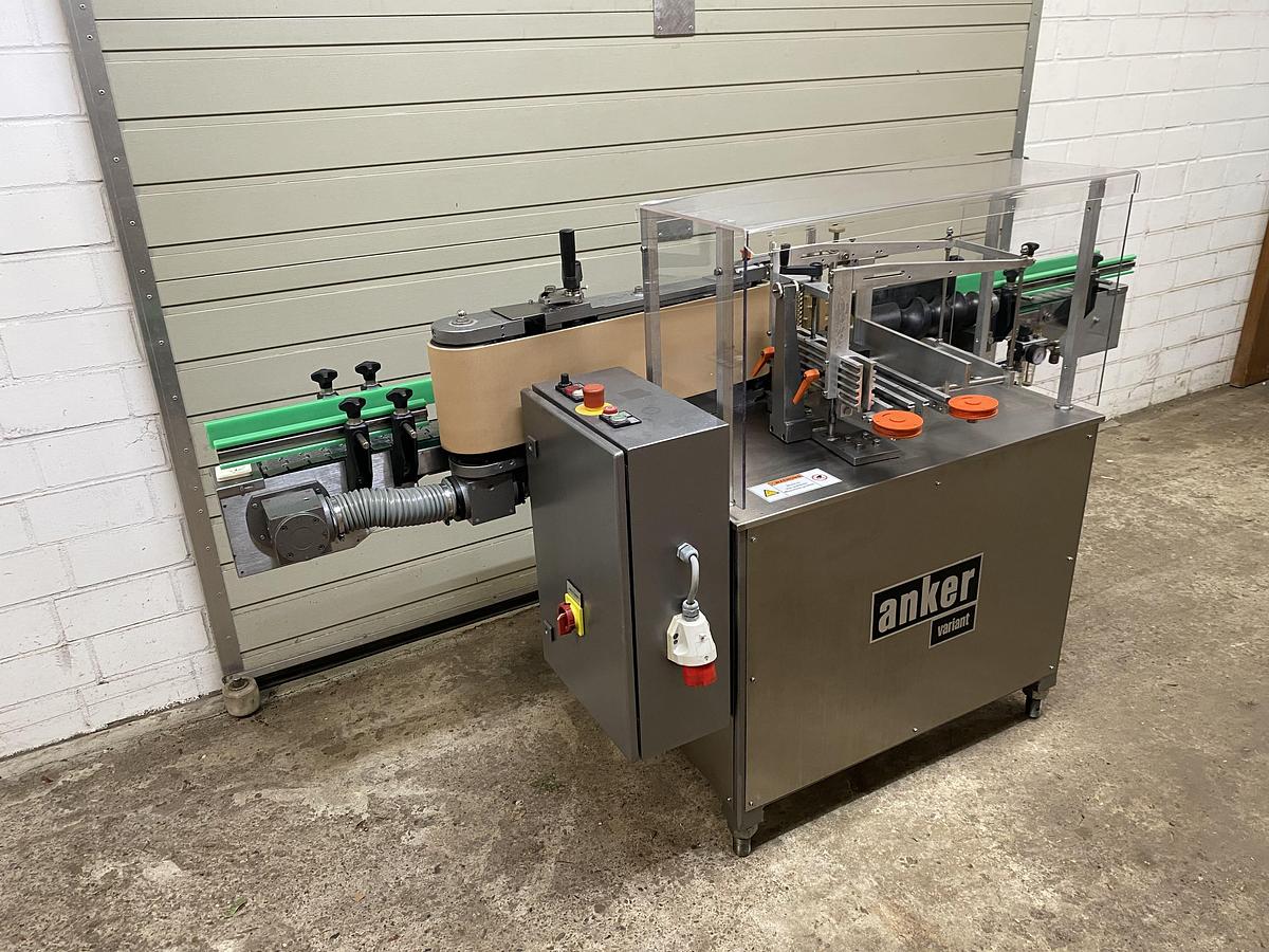 Refurbished 1995 KHS Anker Variant 1 Lineare Etikettiermaschine für Leimetiketten