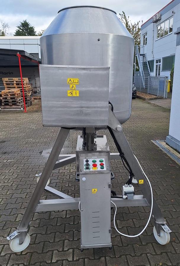 Gebraucht Alistar Europe AE600 Trommelmischer Edelstahl, kippbar, große Trommel (ca. 600 ltr) 1.000 x 1.200 mm