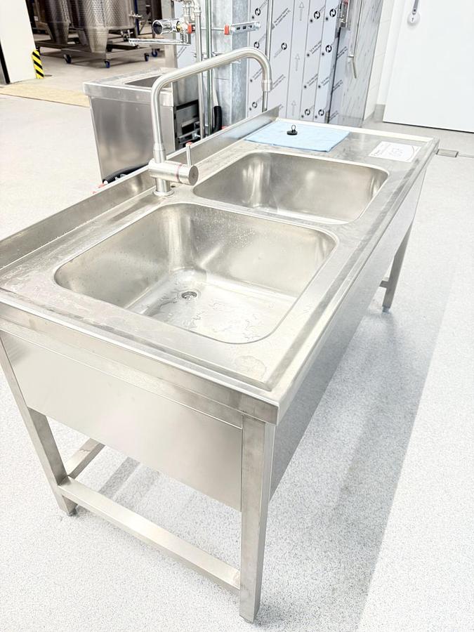 New 2024 Chefs Culinar Spültisch mit zwei Spülbecken
