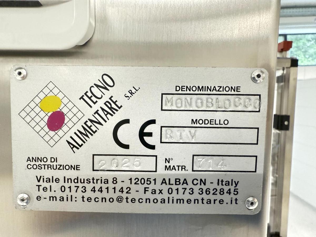 New 2025 Tecno Alimentare RTV Füll-und Verschließkombination