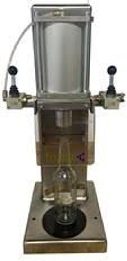 2026 NN Pneumatischer Aufdrückverschließer für Kronkorken oder Aufdrückverschlüsse - Tischgerät in Edestahlausführung