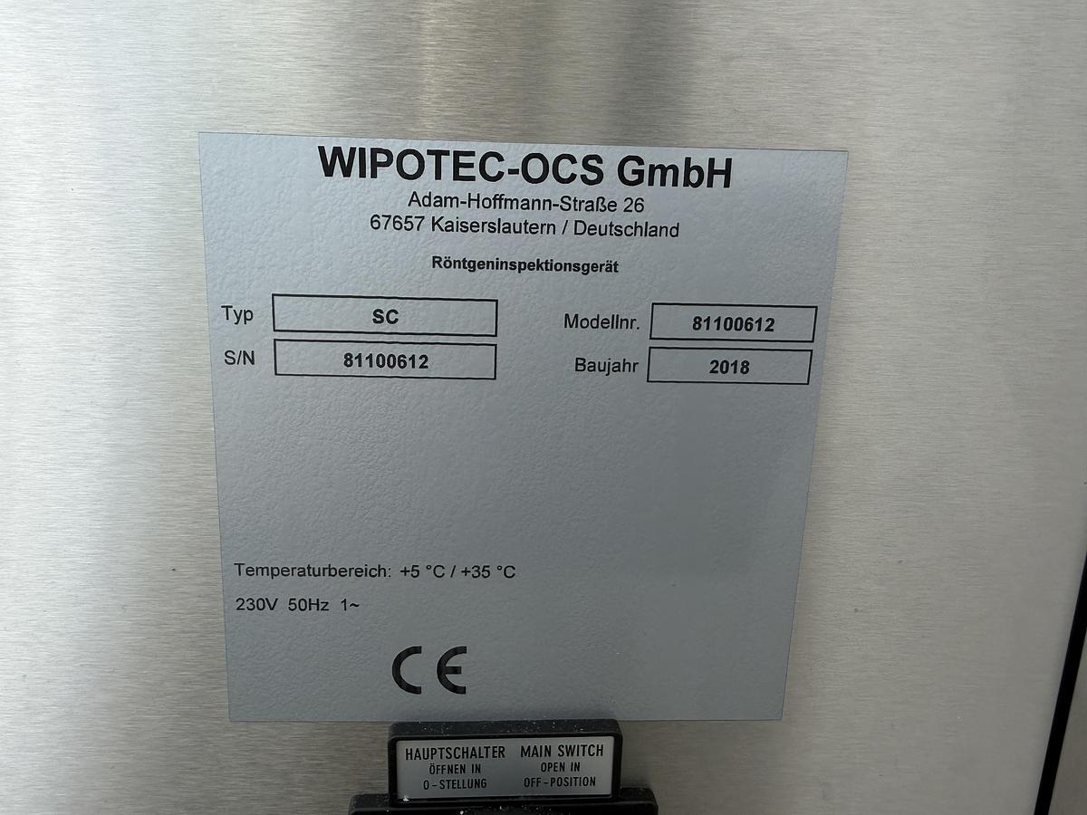 Gebraucht 2018 Wipotec X-Ray Inspektionsgerät SC-Essential 4000 - 1800