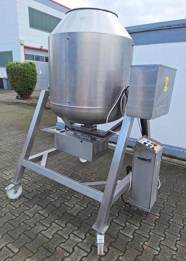 Gebraucht Alistar Europe AE600 Trommelmischer Edelstahl, kippbar, große Trommel (ca. 600 ltr) 1.000 x 1.200 mm