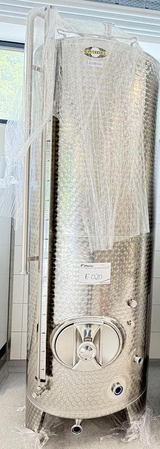 New 2025 Speidel F0-120 Edelstahl-Lagertank 2000 Liter