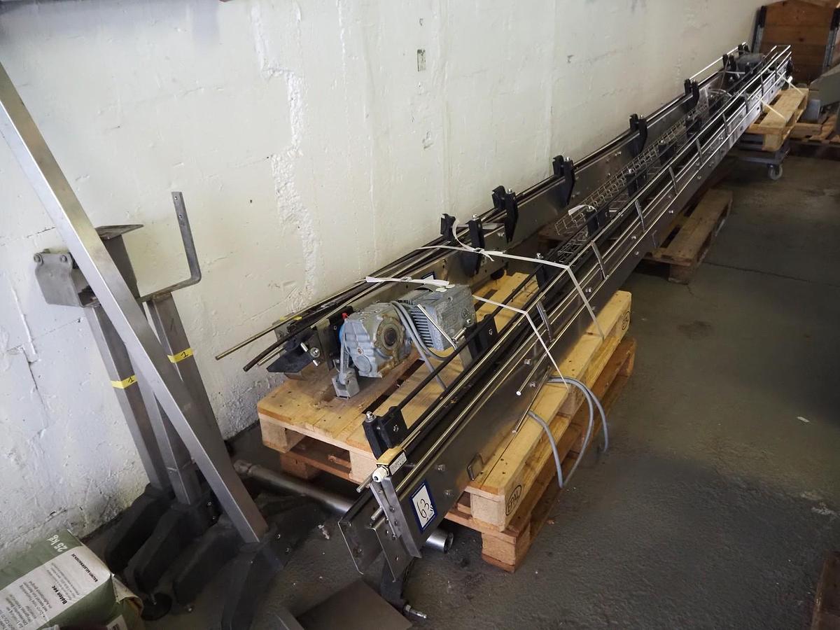 Gebraucht NN 2 Stück Scharnierplattentransportbänder