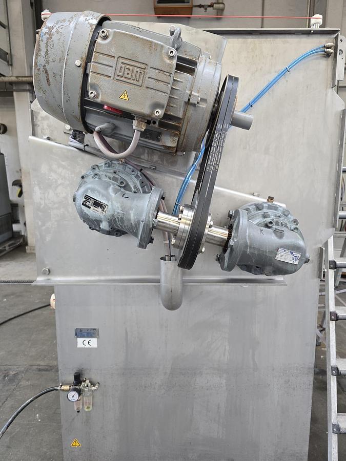 Used 2002 CFS Unimix 1000 Doppelwellenpaddelmischer