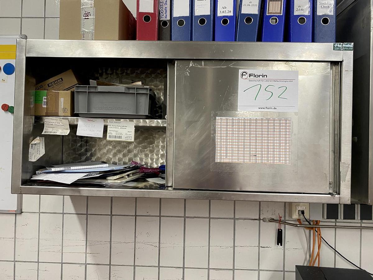 Used NN Edelstahlhängeschrank