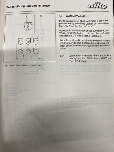 Refurbished Doppel-Kohlstrunkbohrmaschine