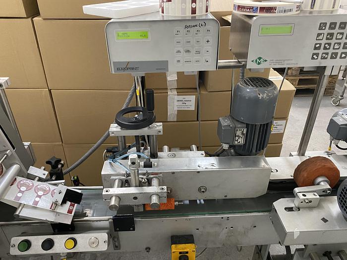 Gebraucht Elmoprint Linie zum Aufbringen von mehreren Haftetiketten EME - Series 2000
