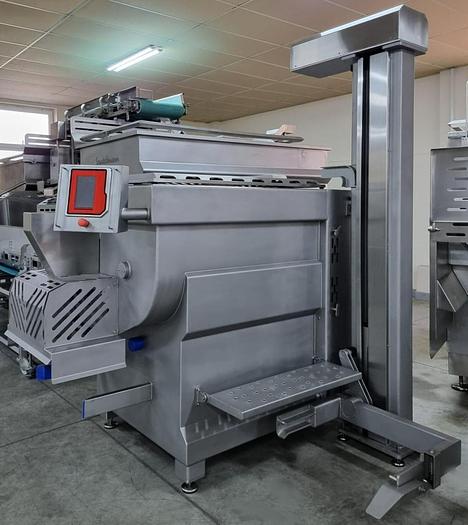 2023 MIX-MAXI 900 Liter Edelstahl Doppelpaddel-Mischer mit 200 Liter Mastbeschickung MM 900