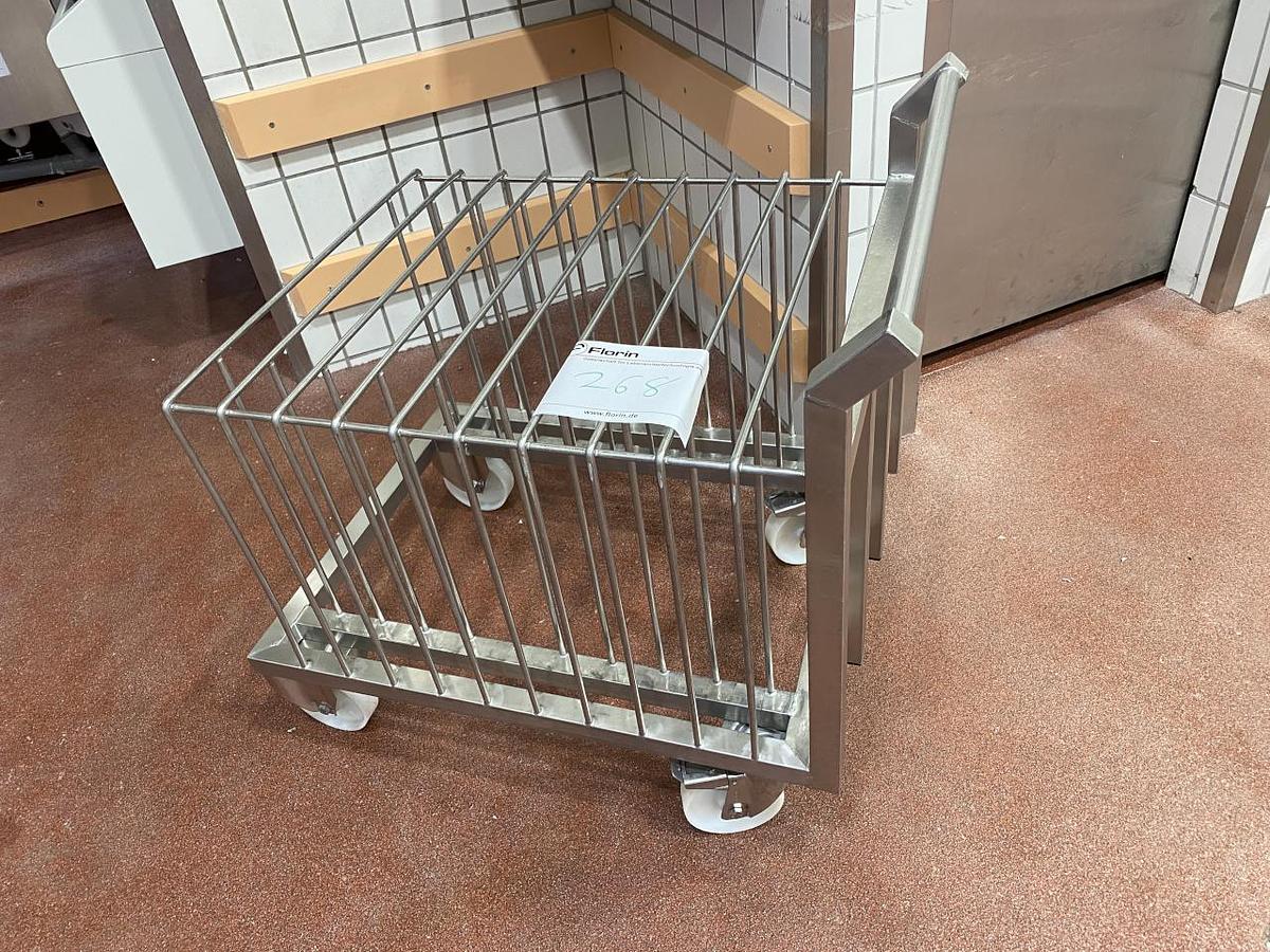 Used NN 2 Stück fahrbare Edelstahl-Wagen