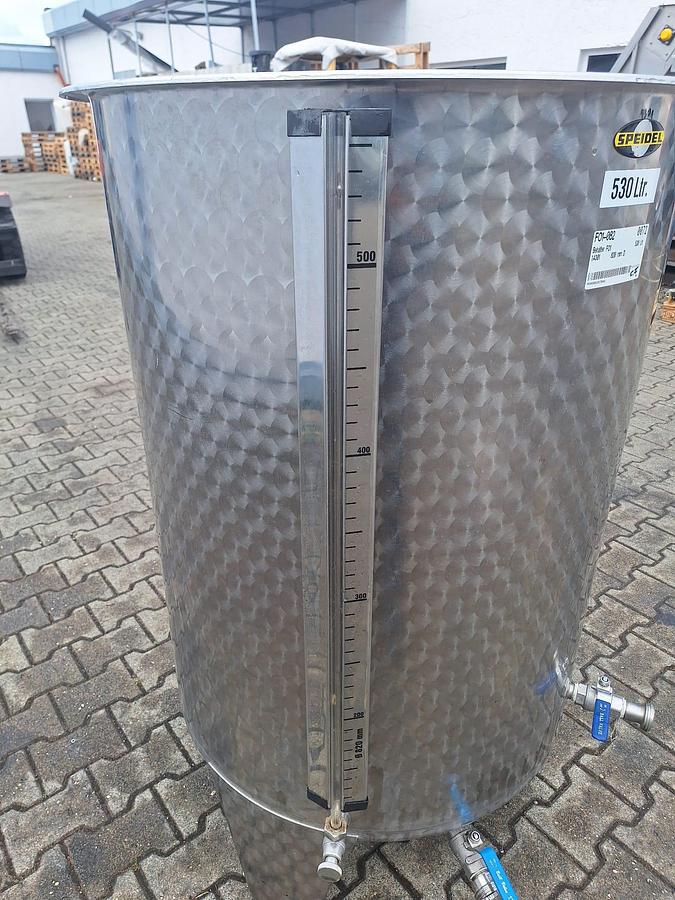 Used 2017 Speidel F01-082 Edelstahlbehälter (530 Liter)